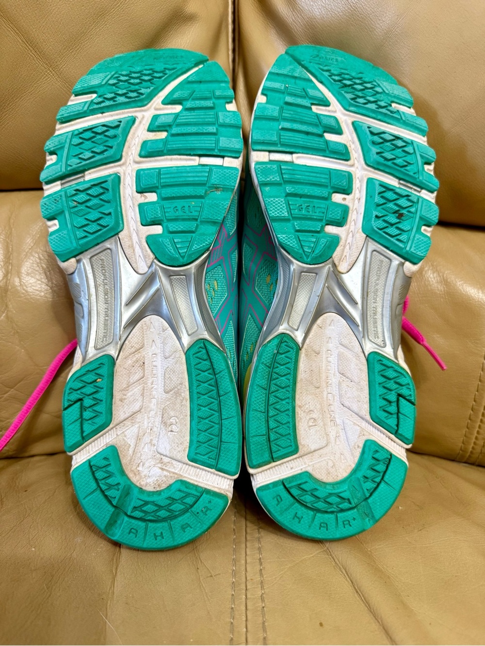 ASICS Gel-DS Trainer 19 Women's 8.5 Emerald Pink Lime Running Sneakers - Picture 12 of 12